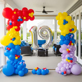 32 Inch Big Sliver Large Number 19 Mylar Foil Balloon For Helium &amp; Air Filled Premium Self Seal Ball