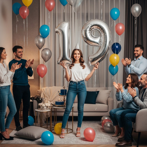 32 Inch Big Sliver Large Number 19 Mylar Foil Balloon For Helium & Air Filled Premium Self Seal Ball.jpg