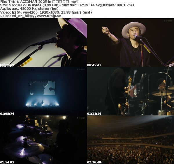 ACIDMAN – This is ACIDMAN 2025 in 日本武道館 (U-NEXT Channel 2026.02.27)