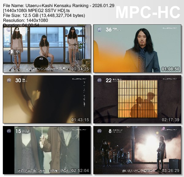 歌える☆歌詞検索ランキング (SSTV HD 2026.01.29) 歌える☆歌詞検索ランキング (SSTV HD 2026.01.29)