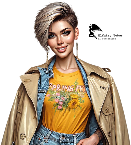 psp tube raincoat woman002EF.png