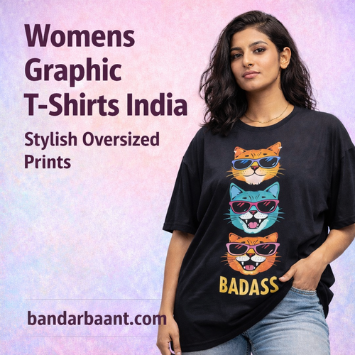 Womens Graphic T Shirts Online in India Stylish Oversized Printed T Shirts.png