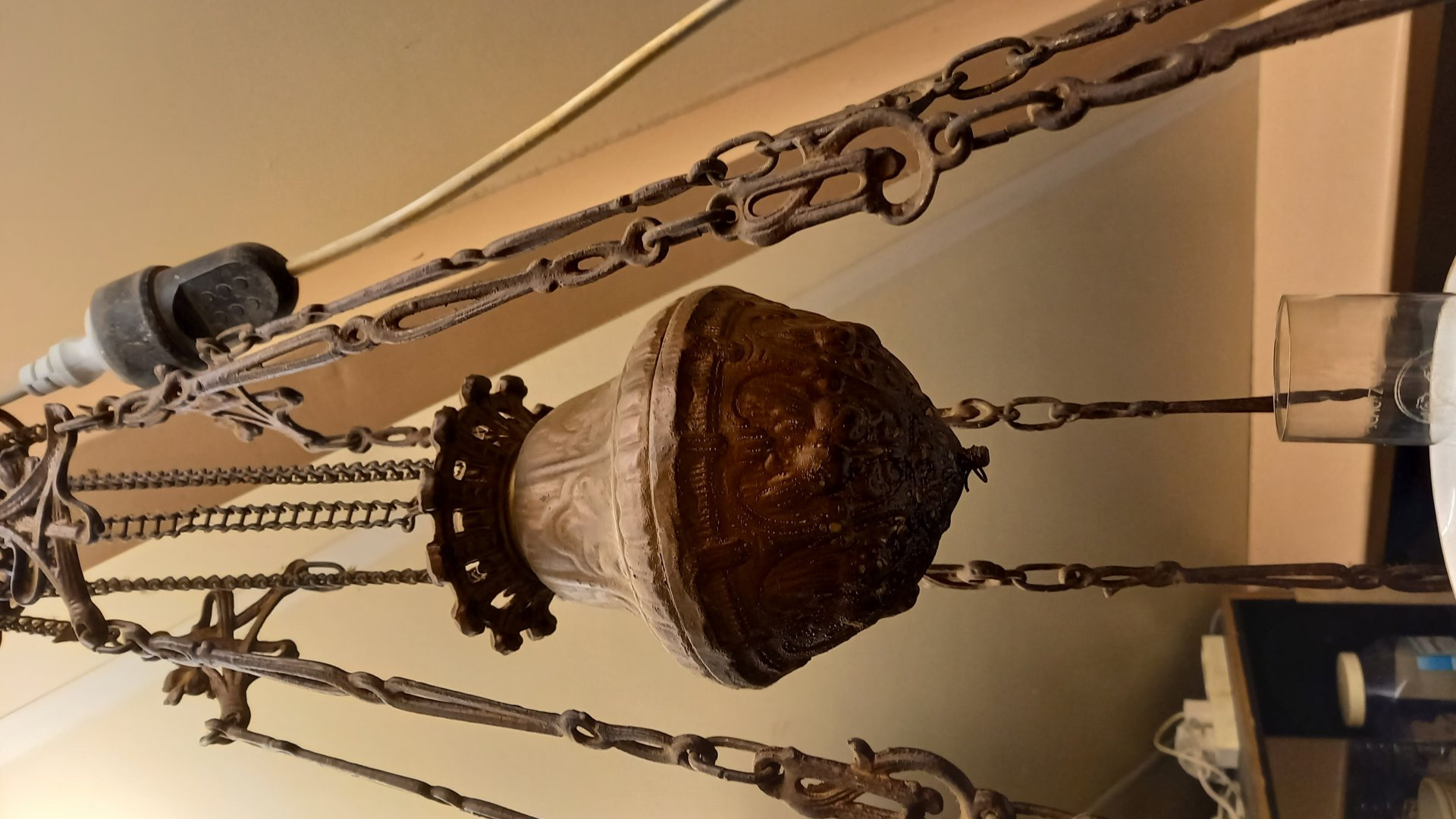 te koop originele hang olielamp - Image 4