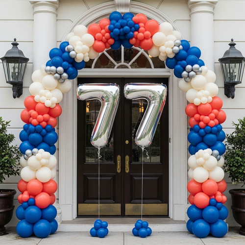 32 Inch Big Sliver Large Number 77 Mylar Foil Balloon For Helium & Air Filled Premium Self Seal Ball.jpg