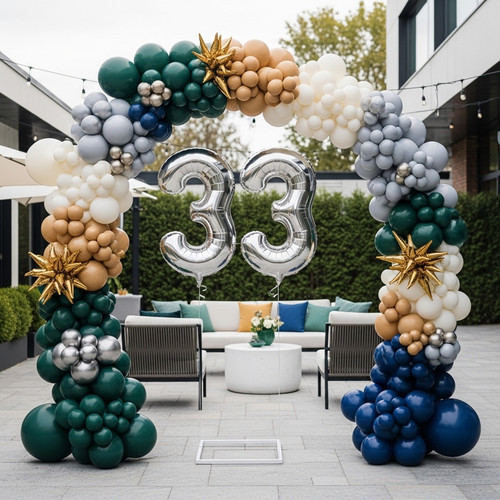 32 Inch Big Sliver Large Number 33 Mylar Foil Balloon For Helium & Air Filled Premium Self Seal Ball.jpg