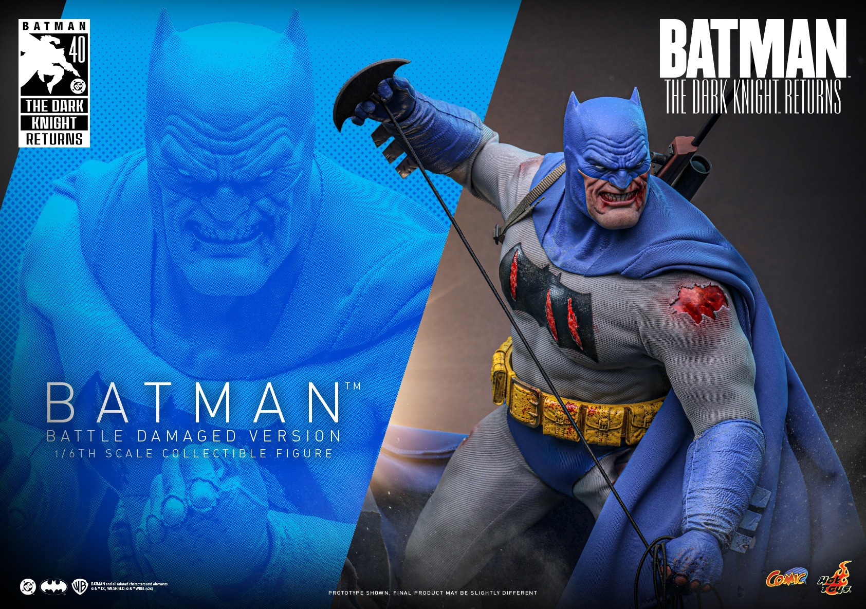 A Bruised Legend from Frank Miller’s Gotham Takes 1/6 Form