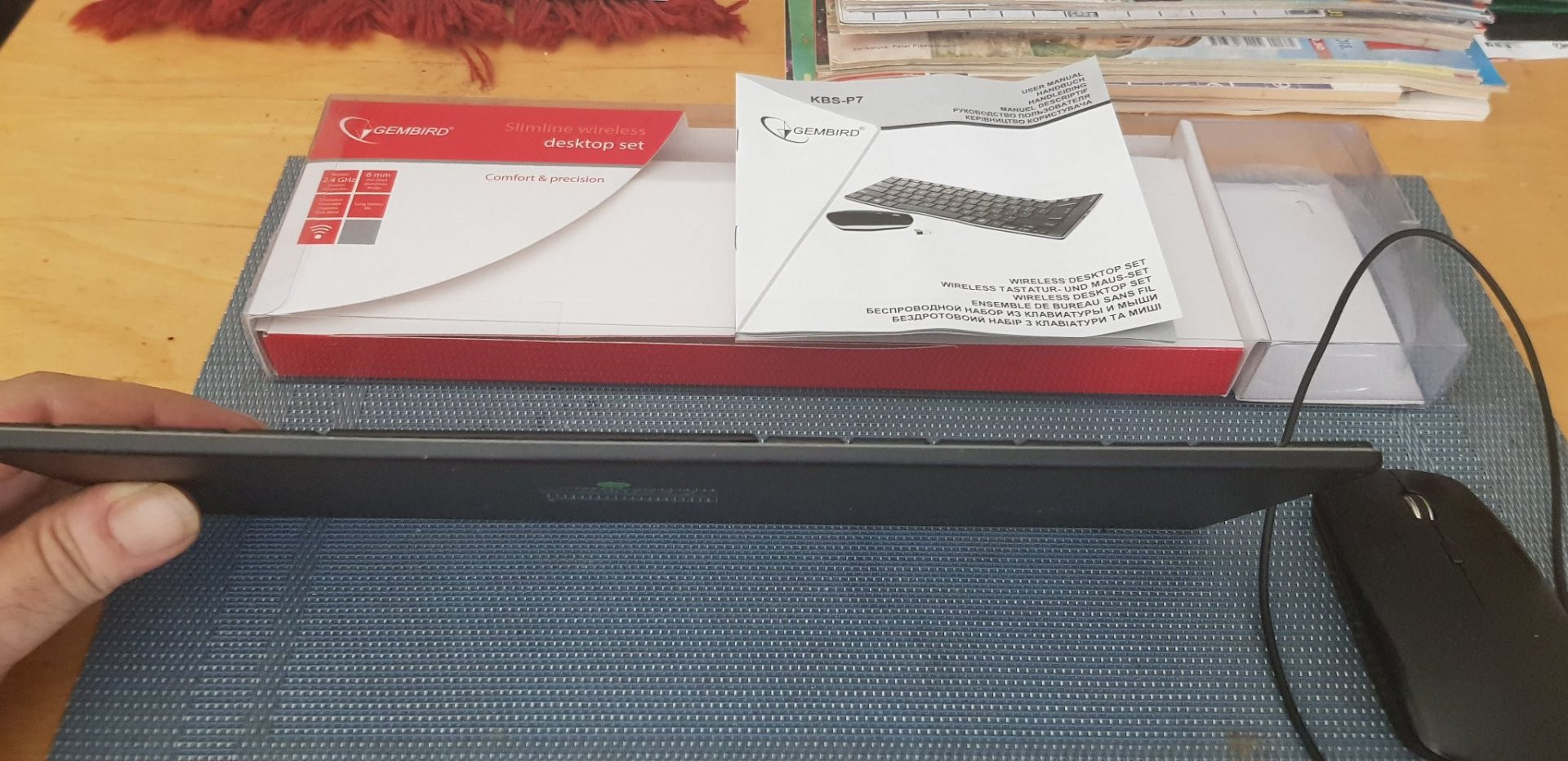 Gembird draadloze toetsenbord en optische muis set - Image 5