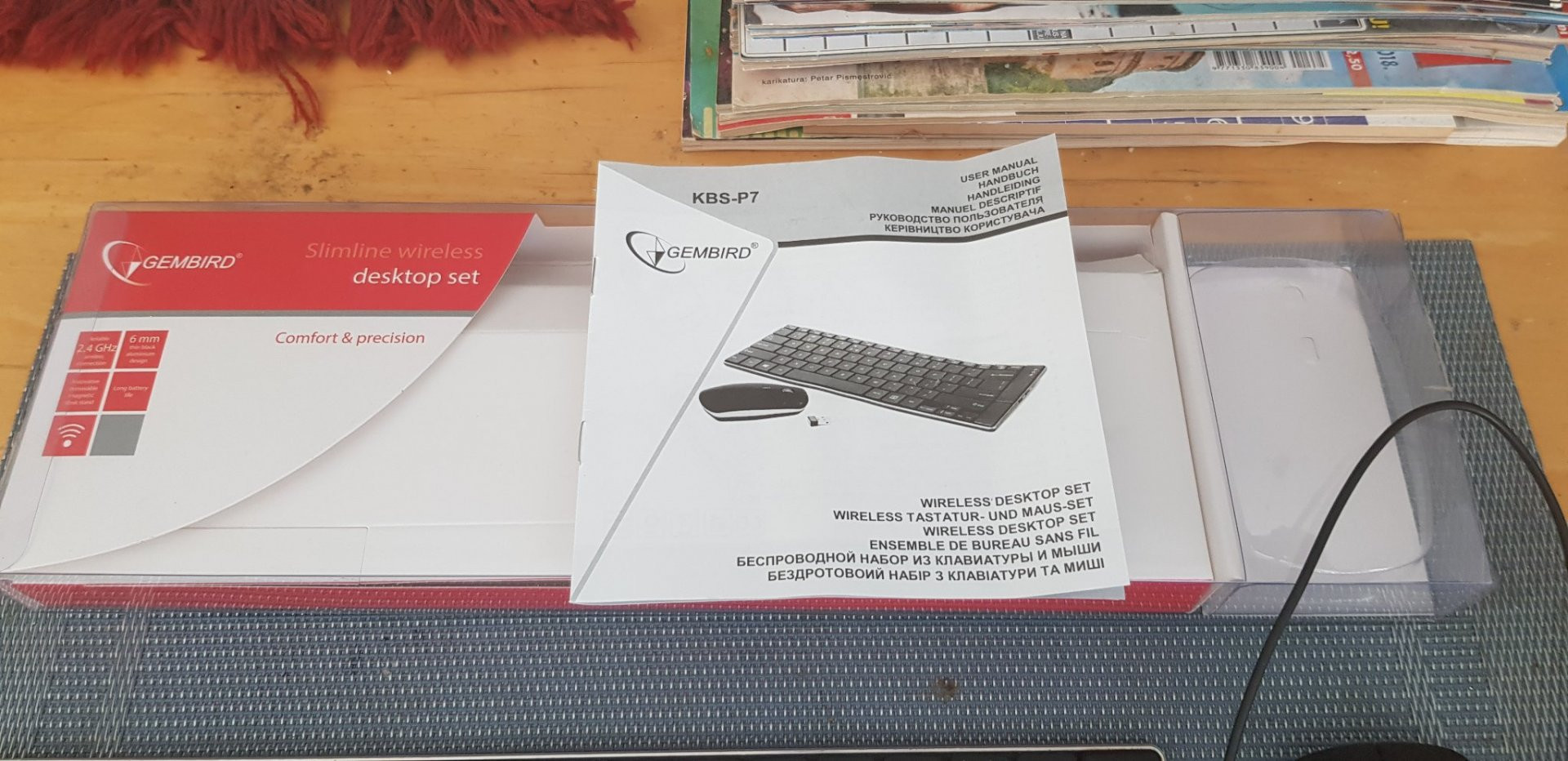 Gembird draadloze toetsenbord en optische muis set - Image 2