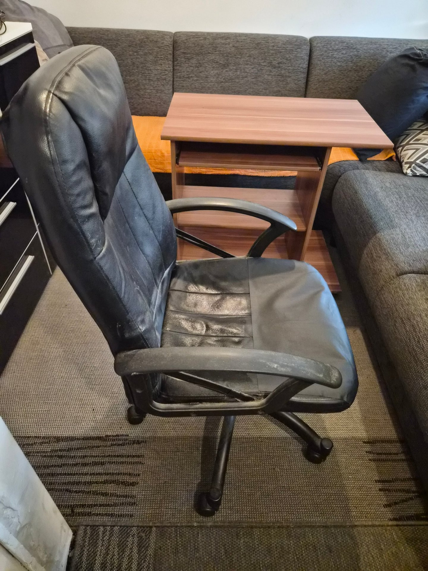 Bureau + bureaustoel Leder - Image 5