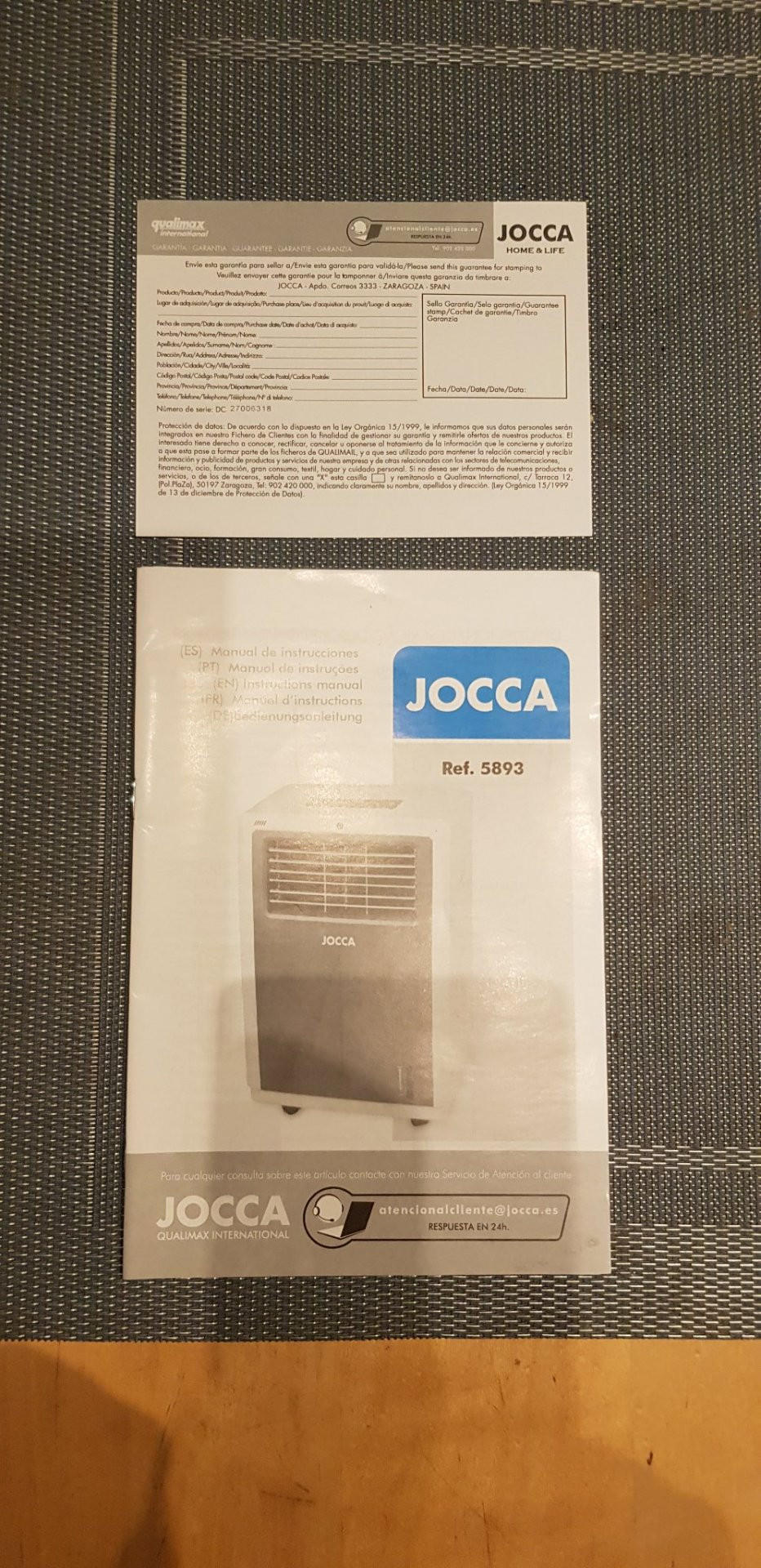 Jocca Aircooler Luchtkoeler, Bevochtiger en Luchtzuivering - Image 6