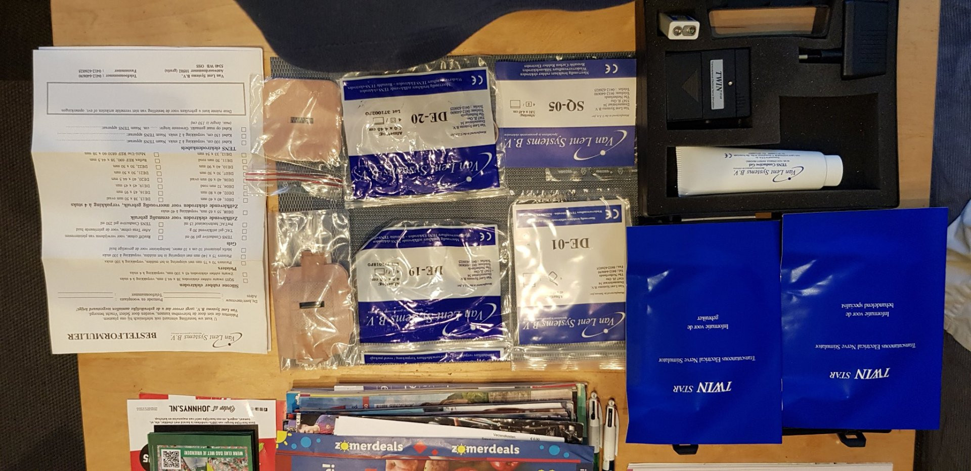 TwinStar DualChannel TENS elektrische spier-/zenuwstimulator