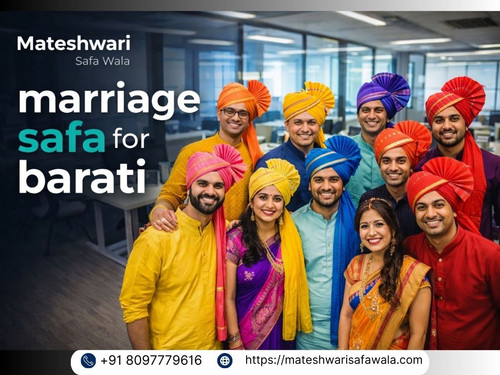 Royal Marriage Safa for Barati in Mumbai.jpg