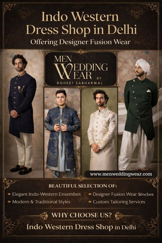Indo Western Dress Shop in Delhi offering Designer Fusion Wear.jpg