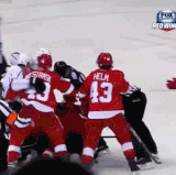 funny gif hockey fight hug friends.gif