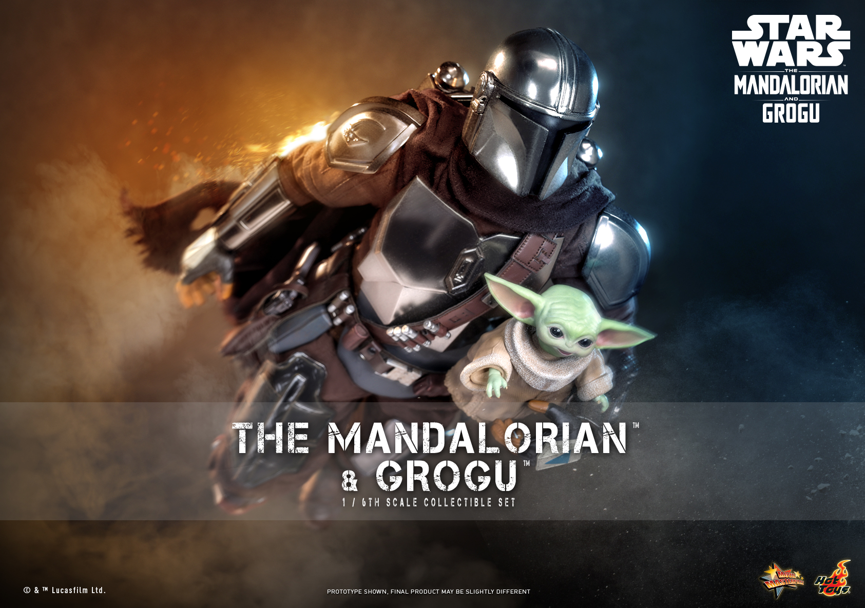 The Mandalorian and Grogu Standard Set by Hot Toys