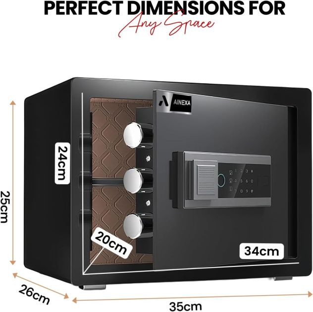Basics Steel Home Security Safe