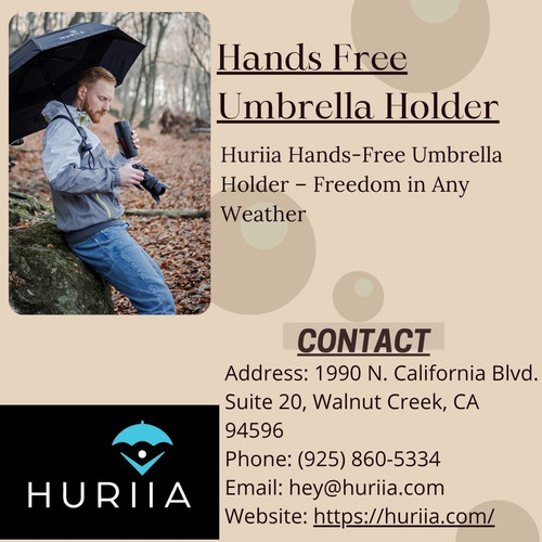 Huriia Hands-Free Umbrella Holder – Freedom in Any Weather.jpg