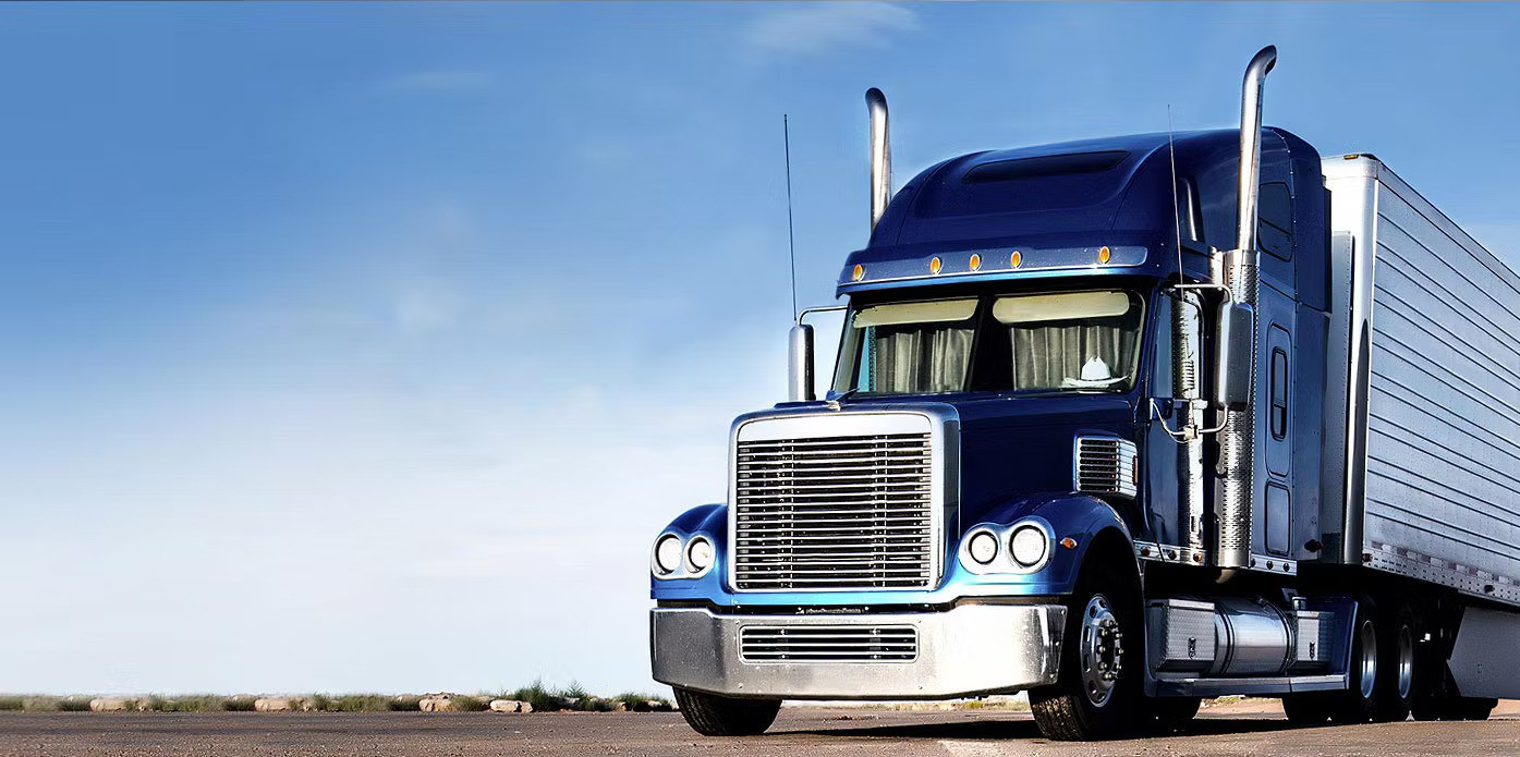 Blue Lines freight truck