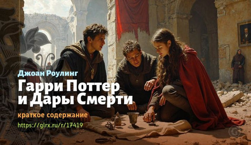Читать краткий пересказ книги Джоан Роулинг «Гарри Поттер и Дары Смерти». Гарри Поттер и Дары Смерти.jpg