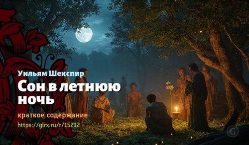 Читать краткий пересказ романа Уильяма Шекспира «Сон в летнюю ночь». Сон в летнюю ночь, краткое соде.jpg