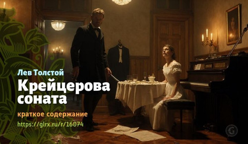 Читать краткий пересказ повести Льва Толстого «Крейцерова соната». Крейцерова соната, Толстой, кратк.jpg