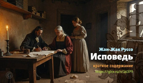 Читать краткий пересказ романа Жан-Жака Руссо «Исповедь». Исповедь, Руссо, краткое содержание Жан-Жа.jpg