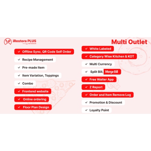 iRestora PLUS Multi Outlet