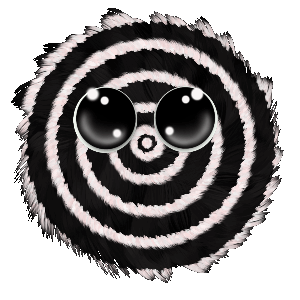 Hypnotic B&W Floofi 300px.gif