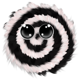 Swirl B&amp;W Floofi 300px