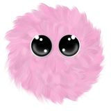 Pink Pastel Floofi 300px