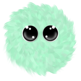 Green Pastel Floofi 300px