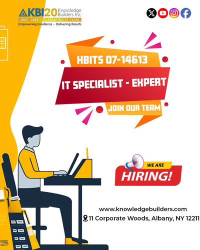 We’re hiring an IT Specialist (Expert) in Albany, NY!If you have strong technical expertise and.jpg
