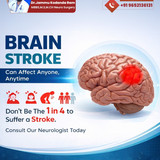 🧠 Brain Stroke Can Affect Anyone, Anytime.A stroke doesn’t come with a warning — but awareness