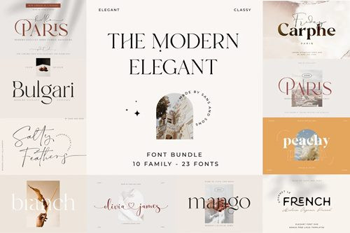 Modern Elegant Font Bundle
