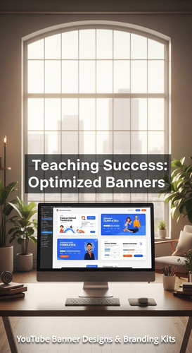 A bright studio with a large window a monitor showing an educational channel kit overlay text Teachi.jpg