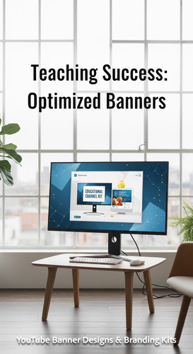 A bright studio with a large window a monitor showing an educational channel kit overlay text Teachi.jpg