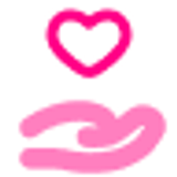 hand heart line duotone