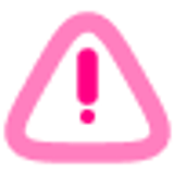 danger triangle line duotone