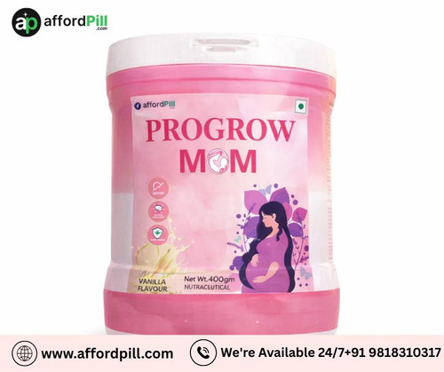 Progrow Mom Vanilla Flavour is available at an affordable price through AffordPill, making it accessible for those seeking quality maternal nutrition support. The platform ensures trusted quality along with secure payment options and fast delivery.

Proper nutrition is essential during pregnancy, and this drink helps complement daily meals. It is easy to prepare and can be included in regular routines without difficulty.

The smooth vanilla flavour makes it enjoyable, encouraging consistent use. It can be consumed as part of breakfast or between meals.

When used as directed and combined with a healthy lifestyle, Progrow Mom Vanilla Flavour may help support overall maternal wellness. AffordPill offers a reliable and convenient way to access quality health products.

Order Now:-https://www.affordpill.com/products/progrow-mom-(vanilla-flavour)
E-mail :-info@affordpill.com
Address :-  D-67, Sector-6, Noida, Uttar Pradesh - 201301
Content No:- +91 9818310317