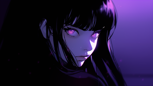 Anime Girl Purple Eyes.png