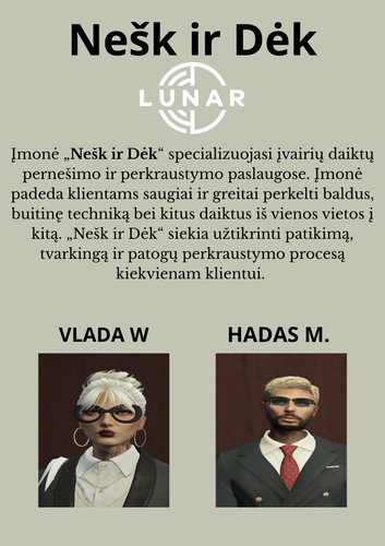 Įmonė „Nešk ir Dėk“ specializuojasi įvairių daiktų pernešimo ir perkraustymo paslaugose. Įmonė paded.png