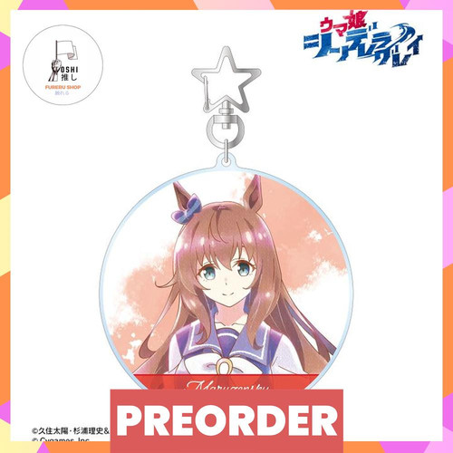 475954 maruzensky ani art aqua label big acrylic keychain uma musume cinderella gray 11cm.jpg