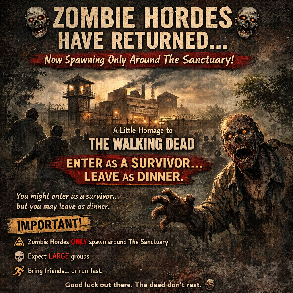 🧟 Zombie Hordes Have Returned… 🧟