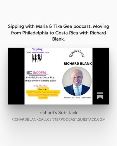 Sipping with Maria & Tika Gee podcast. Moving from Philadelphia to Costa Rica with Richard Blank..jpg
