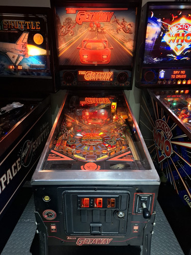 Williams The Getaway pinball Machine. Richard Blank Costa Rica collection..jpg