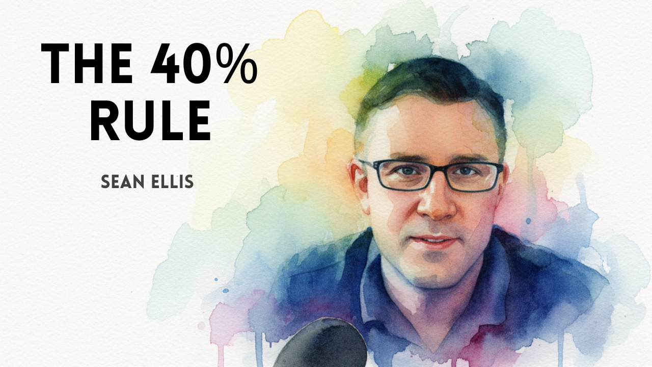 Sean Ellis asked one question to thousands of users. The answer changed how we measure startups.