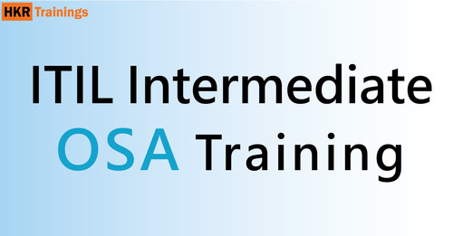 HKR'S ITIL Intermediate OSA Training  is a best real time industry oriented training program. This program of ITIL Intermediate OSA online  Training  contains all the real time topics like basics and basics of optimizing operational service performance , OSA processes in the life cycle ,  service value proposition , Triggers, inputs, outputs and the process interfaces , managing the incident lifecycle ,analyzing critical risks and Access management , managing authorized user access , executing security and availability management policies.Join HKR'S ITIL Intermediate OSA Training virtually and learn from real time trainers to get real time experience .
visit site :https://hkrtrainings.com/itil-intermediate-osa-training