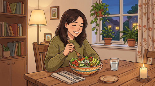 Character eating salad 202603291956.jpg