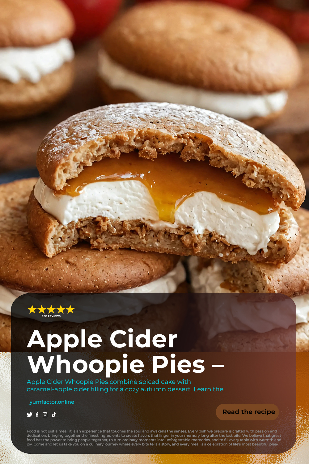 Apple Cider Whoopie Pies – Delicious Fall Dessert