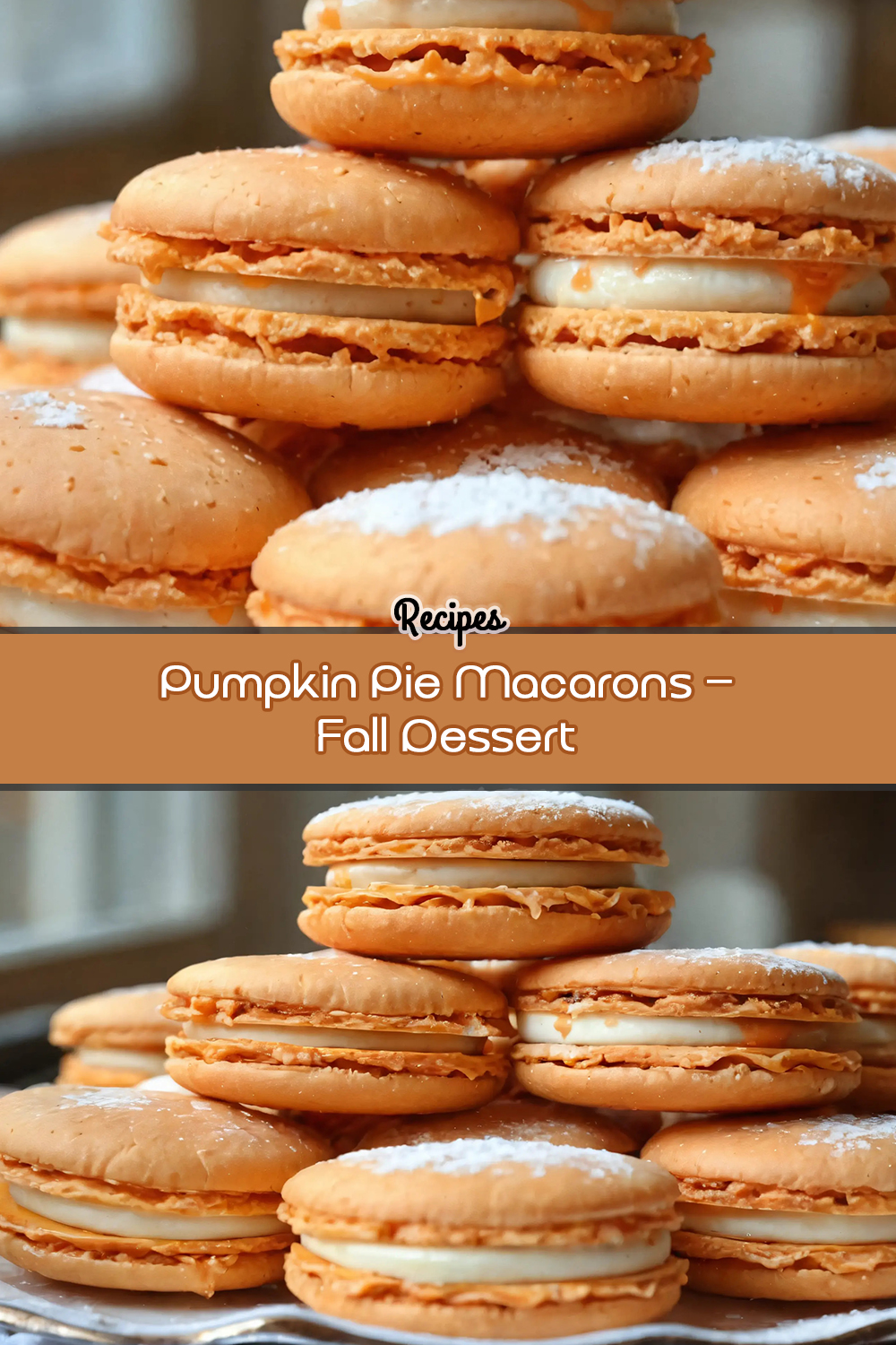 Pumpkin Pie Macarons – Fall Dessert